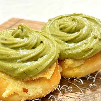 Cinnamon Rolls Pistache - Pronto p/ Consumo (1 un)