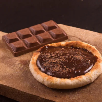 Mini Esfiha Aberta Chocolate - Pronto p/ Consumo (6 un)