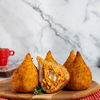 Coxinha Batata Doce de Frango 135g - Pronto p/ Consumo (5 un)