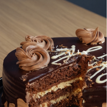 Mini Torta Chocolate com Coco - Pronto p/ Consumo (400g)