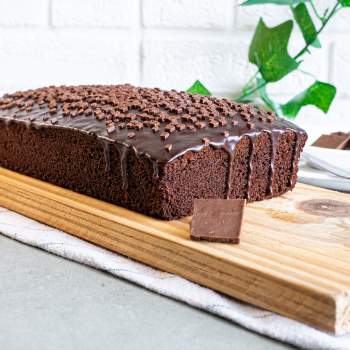 Bolo de Chocolate COM Cobertura 400g - Pronto p/ Consumo (Retangular)