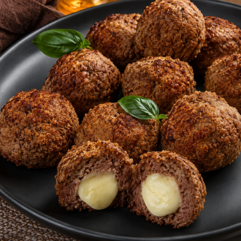 Almôndega de Carne COM Queijo 110g – Pronto p/ Consumo (5 un)