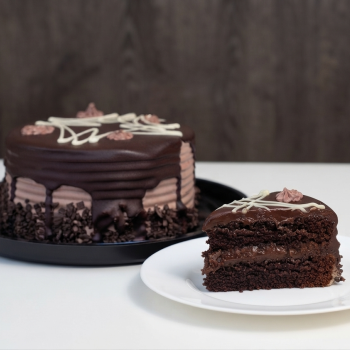 Mini Torta de Brigadeiro - Pronto p/ Consumo (400g)