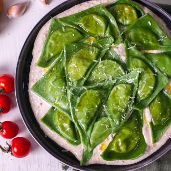 Tortellini Verde Ricota com Tomate Seco (400g)