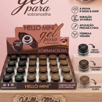 GEL P/ SOBRANCELHA HELLO MINI  COR 01