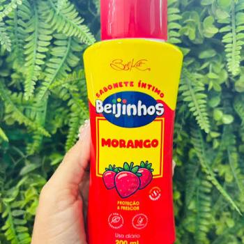 SABONETE INTIMO BEIJINHOS MORANGO 200ML