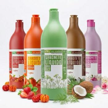 SABONETE LIQUIDO VIS NATIVA AROMA DE ROSAS 1L