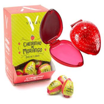 BRILHO LABIAL CHEIRINHO DE MORANGO VIVAI 13G REF3061