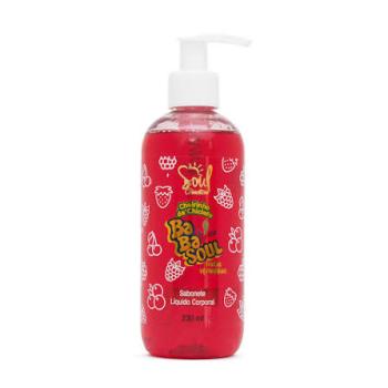 SABONETE LIQ BABASOUL FRUTAS VERM 230ML