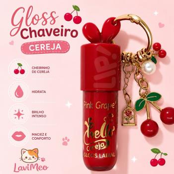 GLOSS LABIAL PINK GRAPE CEREJA MV0019
