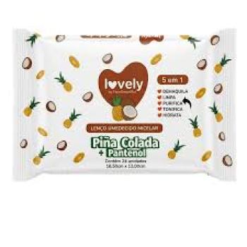 LENÇO UMEDECIDO PINA COLADA  5 EM 1 C/24 FB601