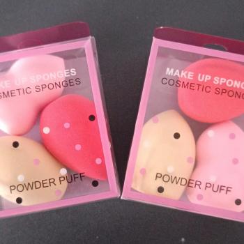 KIT MINI ESPONJAS C/03 POWDER PUFF