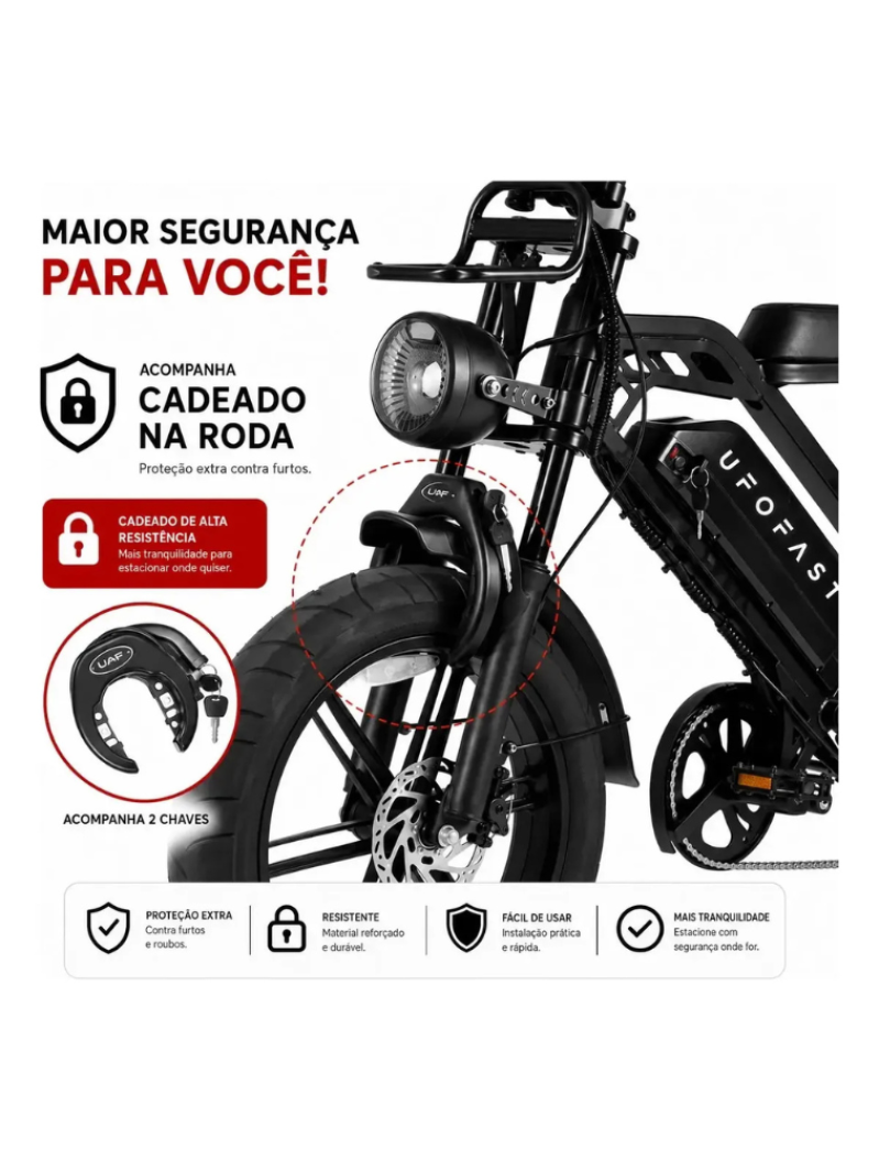 BICICLETA ELÉTRICA UFO-VL20