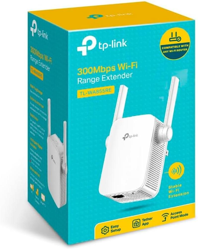 REPETIDOR DE SINAL WI-FI TP-LINK TL-WA855RE DE 300 MBPS EM 2.4GHZ BIVOLT - BRANCO