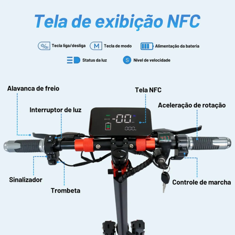PATINETE ELETRICO BOLIN M4 800W