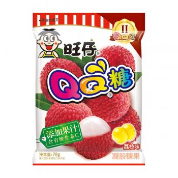 WANT WANT QQ BALA DE GOMA SABOR LICHIA 70G