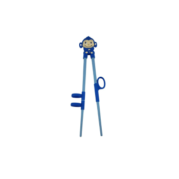 HASHI C/BONECO MACACO AZUL C/ SUPORTE DE DEDOS