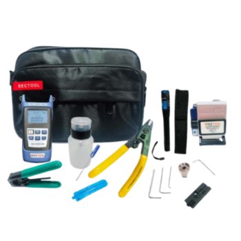 KIT FERRAMENTAS P/ FIBRA OPTICA 9P - OP