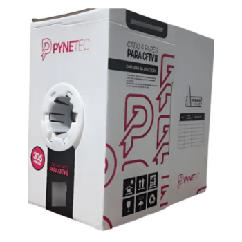 CABO CFTV PYNETEC 4P 2*0.4MM 305MTS IMP