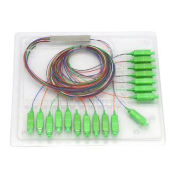 SPLITTER OPTICO 1X8 SC/APC STELL TUBE IMP