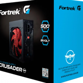 FONTE ATX 500W FORTREK CRUSADER