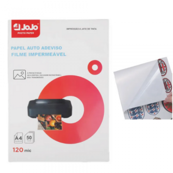 Vinil Adesivo Branco A4 Prova Dgua