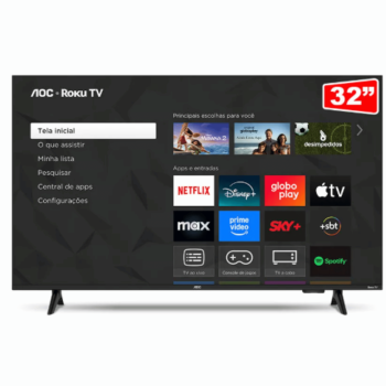 TV LED HD 32 AOC 32S5155/78G ROKU