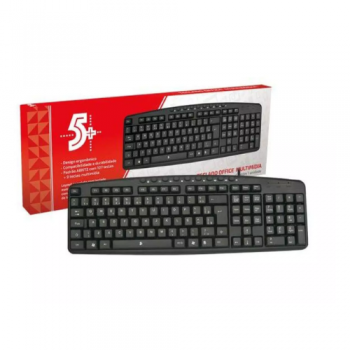 TECLADO OFFICE MULTIMIDIA USB COM FIO 015-0074