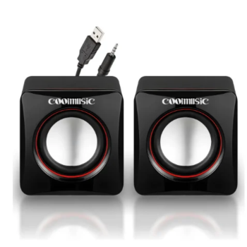 CAIXA CAIXINHA SOM PORTATIL 6W USB P2 PC NOTEBOOK CELULAR
