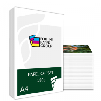 Papel Offset 180g A4 Branco