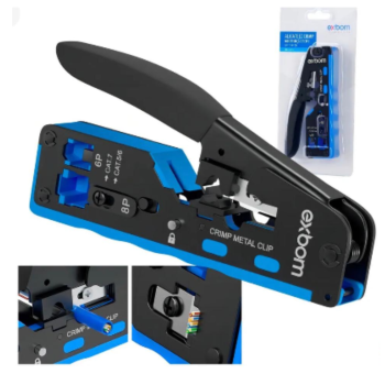 Alicate Crimpador Exbom EZ Crimp