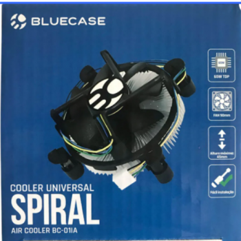 COOLER UNIVERSAL SPIRAL INTEL ALUM BC-01IA BLUECASE