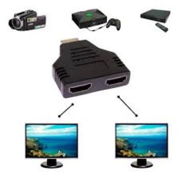 Adaptador Duplicador de imagem  hdmi 1x2 #