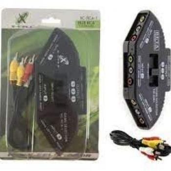 Chave Hub XC/ RCA - 3 entrada #