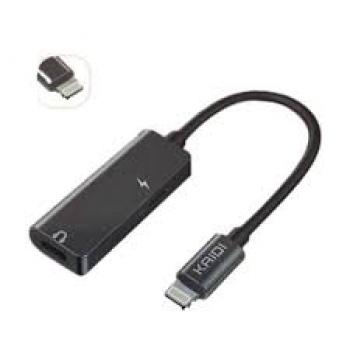 Adaptador  tipo C duplo para ios -kaidi 210 ~~