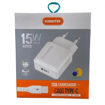Carregador  p/ Celular - 15w - Kimaster #