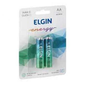 Pilha Alcalina  AA c/2 - Elgin  #