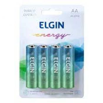 Pilha Alcalina AA c/ 4 - Elgin #