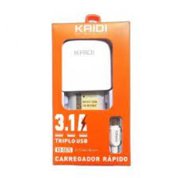 Carregador V8 Kaidi kd-557s!