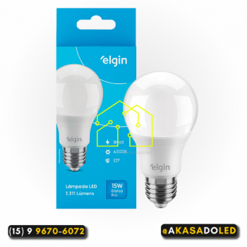Lampada Bulbo 15w Elgin #