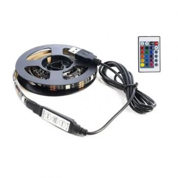 Fita led  usb  c/ controle 5v 3A #