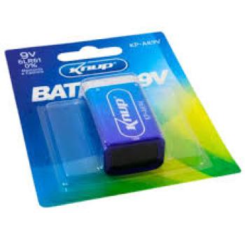Bateria Alcalina 9V- knup  #
