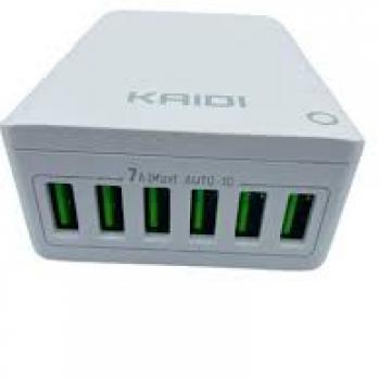 Fonte kaidi - 6 usb #