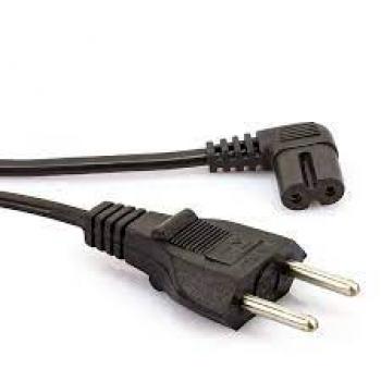 Cabo De Energia Para Pc  Pino Fino 90 graus #