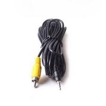 Cabo Video Rca Av Ponta Macho Para Câmera De Ré E P1 Gps 6m #