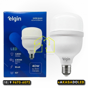 Lampada Bulbo 40W Elgin #