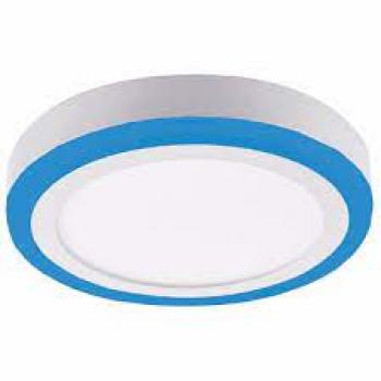 Luminária de Sobrepor  Azul 18+6W  #