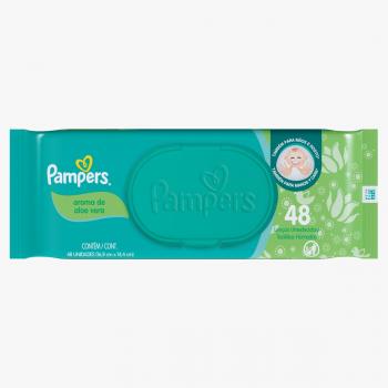 LENÇO UMED PAMPERS ALOE VERA 48UN
