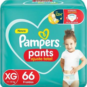 PAMPERS PANTS AJUSTE TOTAL XG 66 UN