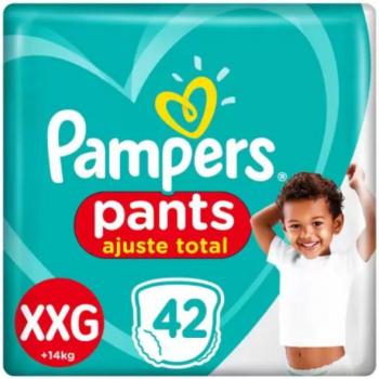 PAMPERS PANTS AJUSTE TOTAL XXG  42 UN